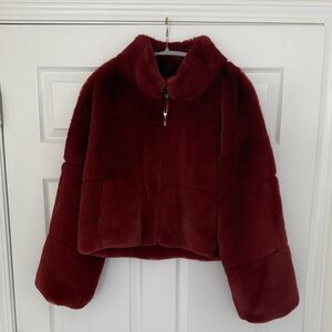 Tiger Mist Red Teddy Jacket